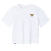 (GS) Converse Chuck Taylor Star Graphic T-Shirt 'White' CV2422041GS-001