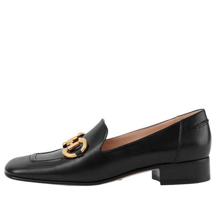 (WMNS) Gucci Loafer with Horsebit 'Black' 700064-C9D00-1000