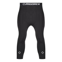 Rigorer Compression Leggings 3/4 with Reflective Print 'Black White' Z119111402