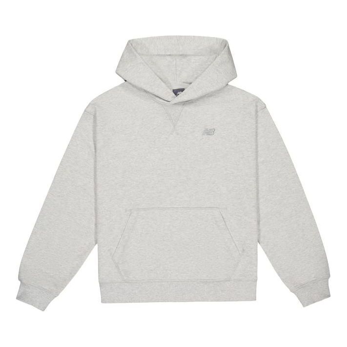 (WMNS) New Balance Athletics French Terry Hoodie Asia Sizing 'Ash Heather' WT41537-AHH
