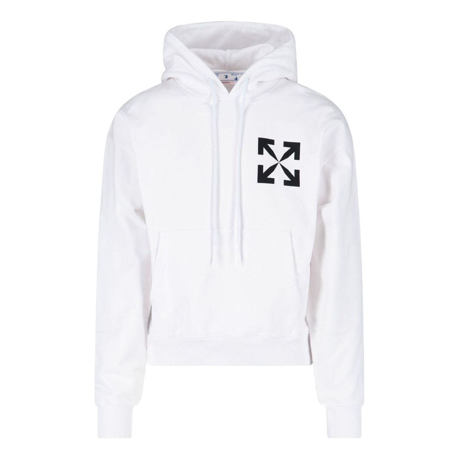 Men's Off-White Logo Pattern Printing White OMBB037C99FLE0080110