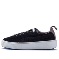 (WMNS) Liful x PUMA Suede Shoes Black/White 365628-01