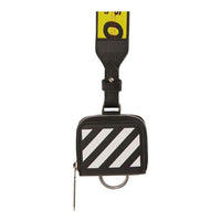 Off-White Diagonal-Stripe AirPods Pro Holder OMNH007F22LEA0011001