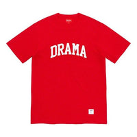 Supreme FW19 Week 5 Drama S/S Top Alphabet Short Sleeve Unisex Red SUP-FW19-562