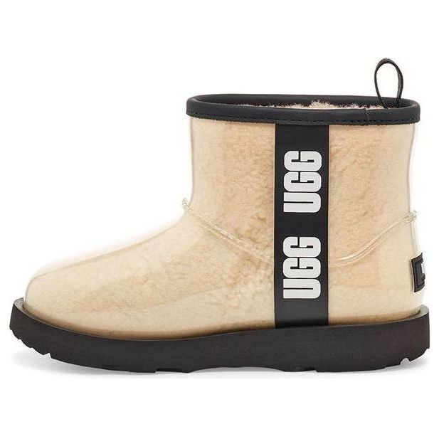 (GS) UGG Classic Clear Mini II Boot 'Natural Black' 1112386K-NBLC