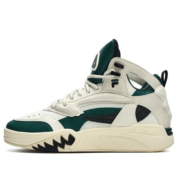 FILA FUSION Desperado Vintage Basketball Shoes 'White Green Black' T12M243221FPB