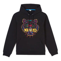 KENZO Red Embroidered Tiger Head Hoodie 'Black' F965SW4154XA-99