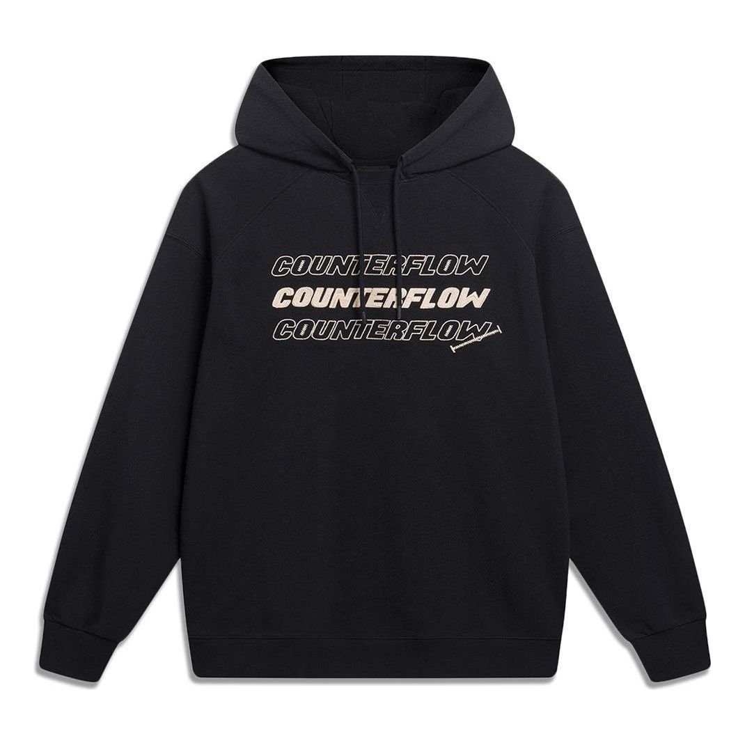Li-Ning Counterflow Graphic Hoodie 'Black' AWDT531-2
