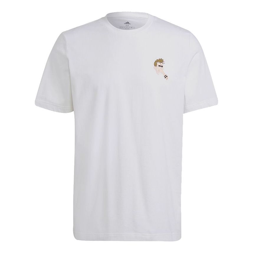 adidas Dybala Icon Emb Soccer/Football Sports Short Sleeve White HA5461