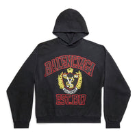 Balenciaga DIY College Hoodie 'Black' 744463TOVK21055