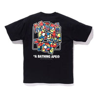 A Bathing Ape x Medicom Toy Camo Logo Tee 'Black' 1F73-110-905
