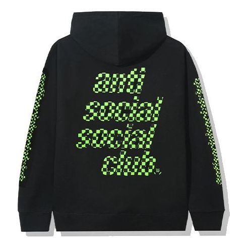 ANTI SOCIAL SOCIAL CLUB Racing Plaid logo Unisex Black ASSC-542