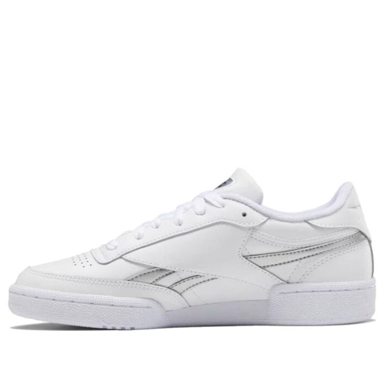 (WMNS) Reebok Club C Revenge Running Shoes Black/White EH1516