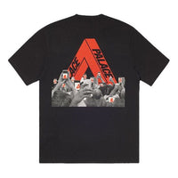 Men's PALACE Tri Phone Printing Short Sleeve Black P18TS116