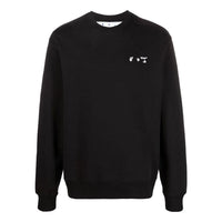 Off-White Logo Slim Sweatshirt 'Black' OMBA057C99FLE0121001
