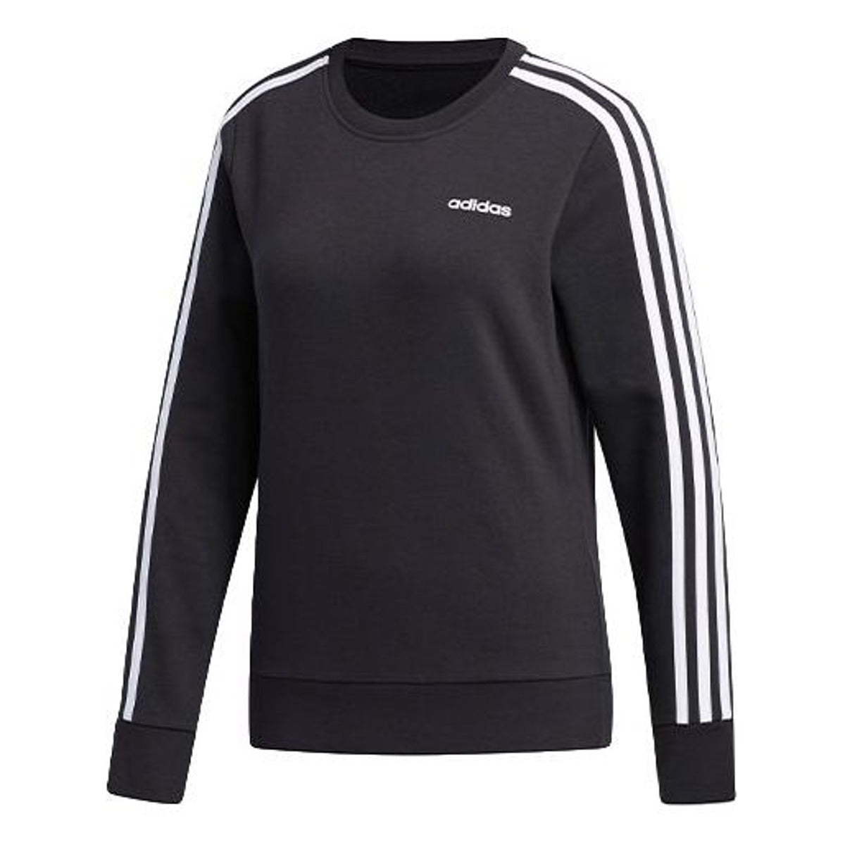(WMNS) adidas Essentials 3-Stripes Sweatshirt 'Black White' FQ3262