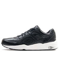 PUMA R698 Trinomic Crckl 'Black White' 357740-01