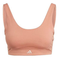 (WMNS) adidas CoreFlow Luxe Studio Medium-Support Bra 'Brown' HR3035