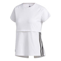 (WMNS) adidas 3-Stripes T-Shirt Asia Sizing 'White Black' FL2047