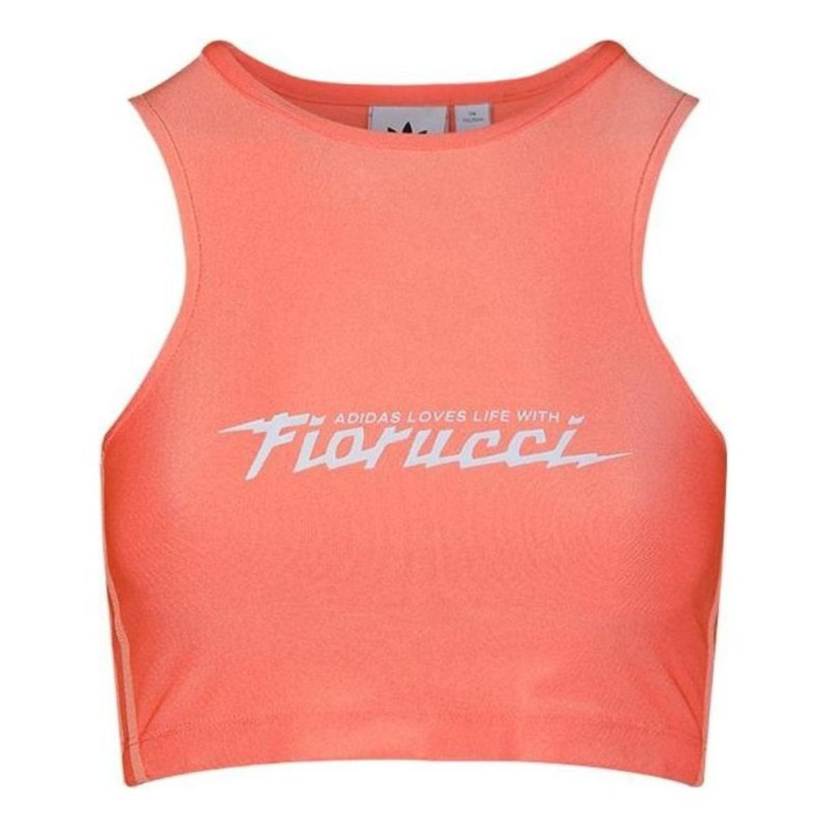 (WMNS) adidas Fiorucci Crop Top Asia Sizing 'Orange' FL4138