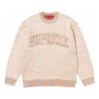 Supreme Contrast Arc Sweater 'Beige' SUP-SS24-078