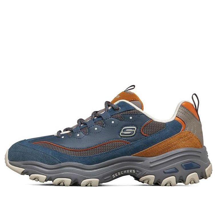 Skechers D'Lites 1.0 Low-Top Running Shoes Blue 237154-NVOR