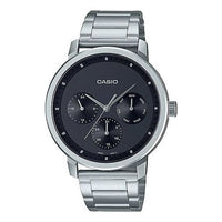 Casio Dress Analog Watch 'Black Silver Metallic' MTP-B305D-1EV