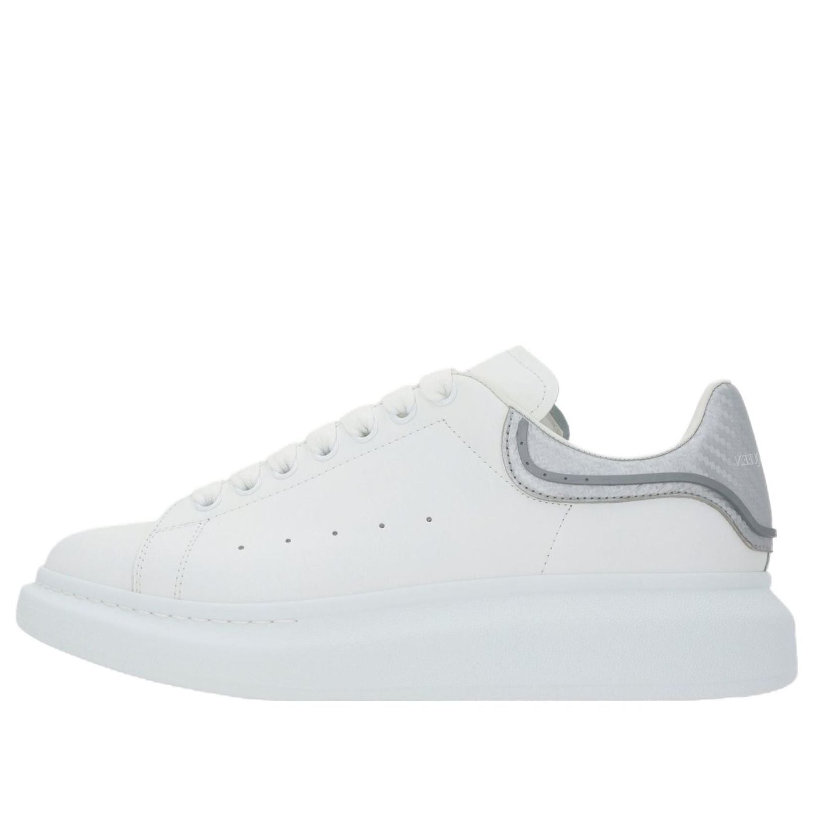Alexander McQueen Oversized Low-Top Sneakers 'White Silver' 735770WICYU9071