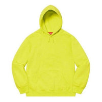 Supreme Embossed Logos Hooded Sweatshirt 'Yellow' SUP-SS21-637