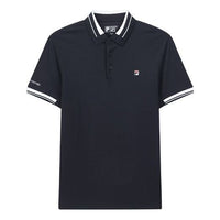 FILA Basic Knit Short Sleeve Polo Shirt Blue F61M028126F-NV