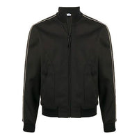 Off-White FW20 Applique Sports Jacket Men's Black OMEA235E20FAB0011001