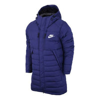 Nike MENS Casual Sports Hoodie Down Jacket Blue AJ7949-429