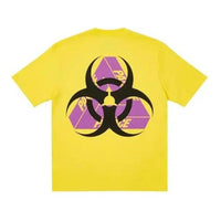 PALACEBIO HAZRD T-SHIRT YELLOW Triangle Back Pattern Logo Short Sleeve Unisex P20TS148