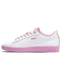 (WMNS) PUMA Smash V2 Perf White/Pink 365216-07