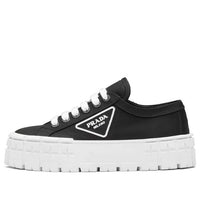 (WMNS) PRADA Double Wheel Re-nylon Gabardine Sneakers 'Black' 1E260M_MMS_F0IAU_F_050