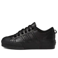 (WMNS) adidas Nizza Platform 'Triple Black' FW0266