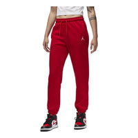 (WMNS) Air Jordan Brooklyn Sweatpants 'Red' FN4494-687