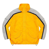 Supreme Brushed Twill Zip Jacket 'Yellow Grey' SUP-FW22-701
