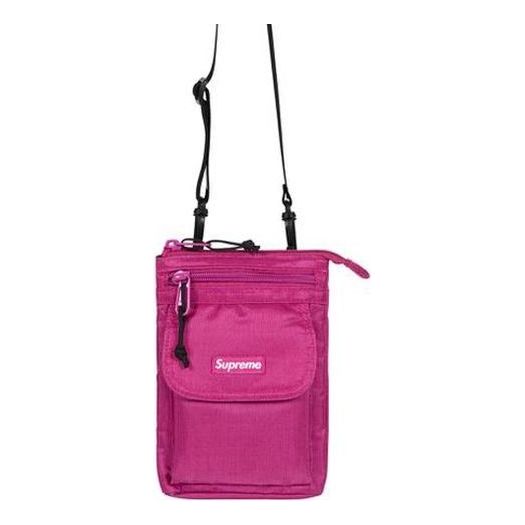 Supreme FW19 Logo Shoulder Bag 'Pink' SUP-FW19-056