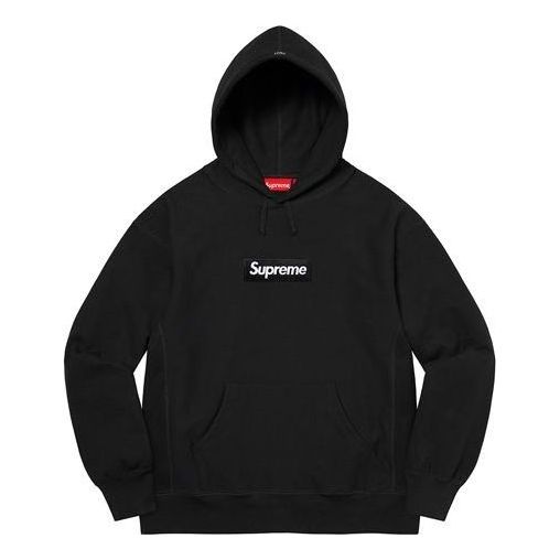 Supreme Box Logo Hooded Sweatshirt 'Black White' SUP-FW21-353