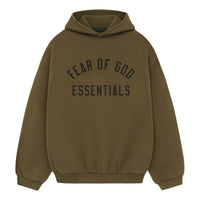 Fear of God Essentials Fleece Hoodie 'Olive' 192BT246254F