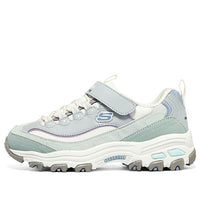 (GS) Skechers D'Lites 'Light Blue White' 302526L-WLB
