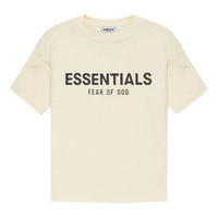 (GS) Fear of God Essentials SS21 Short Sleeve Tee Buttercream/Cream T FOG-SS21-538