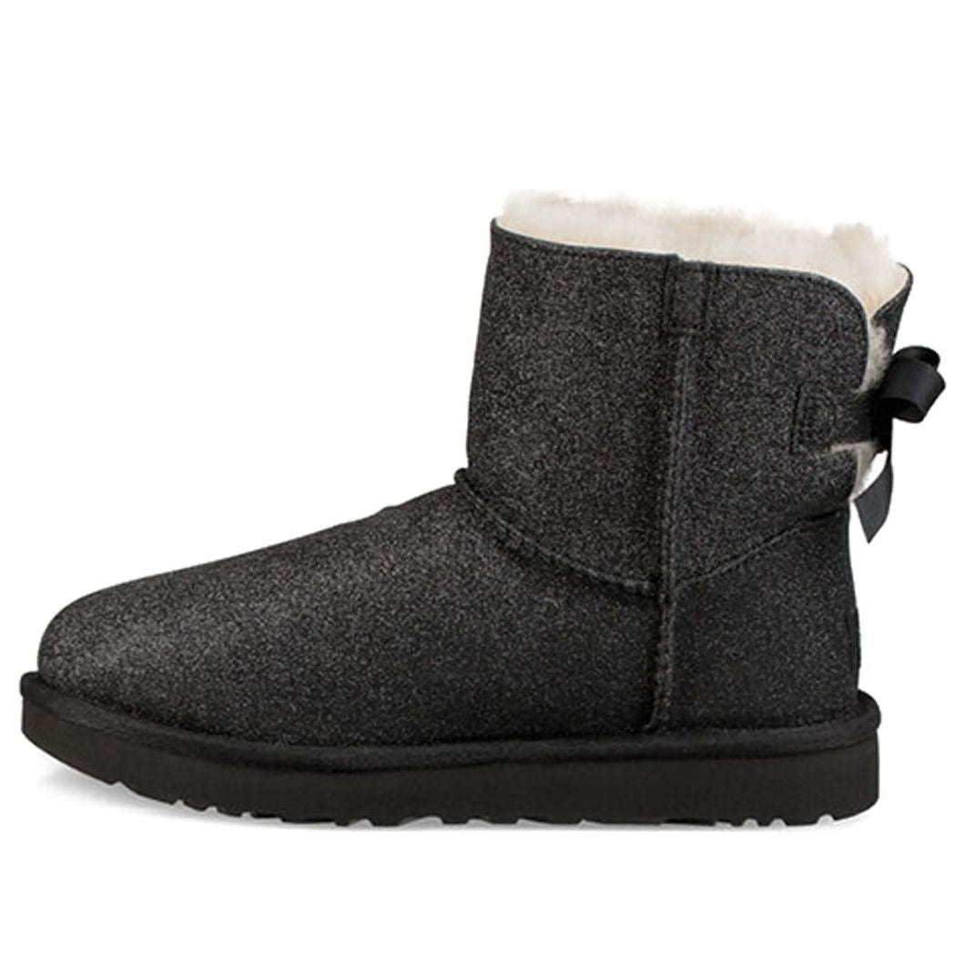 (WMNS) UGG Mini Bailey Bow Sparkle 'Black' 1100053-BLK