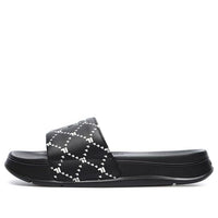 (WMNS) FILA FUSION Como Slippers 'Black White' T12W227510FBS