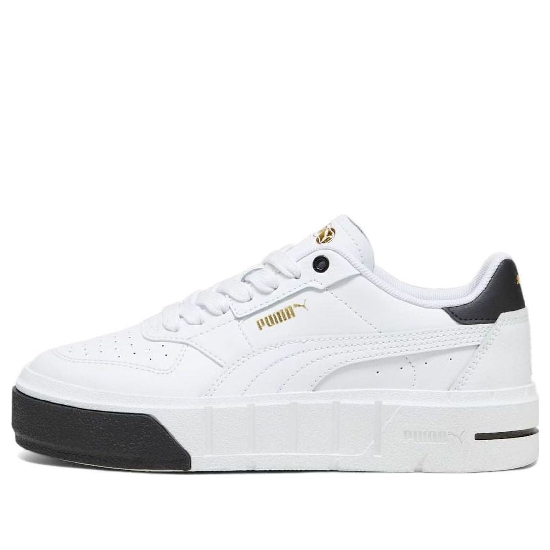 (GS) PUMA Cali Court 'White Black Gold' 394384-01