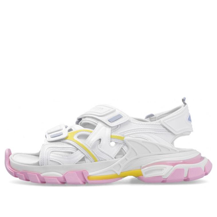 (WMNS) Balenciaga Track Sandals 'Yellow Pink Blu' 617543W3AR27540