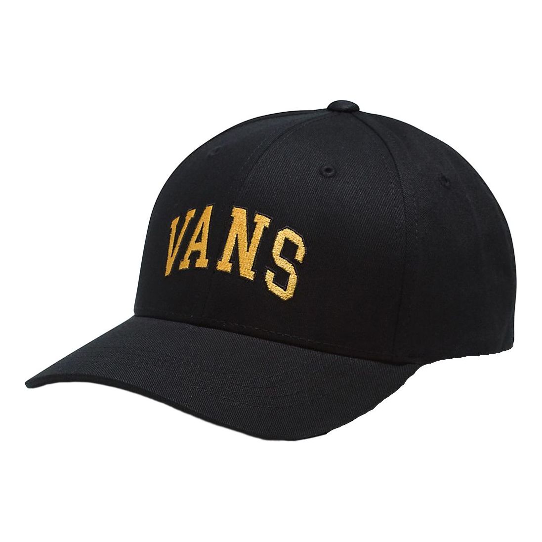 Vans Logo Structured Jockey Cap 'Black' VN00066HBLK-HERO