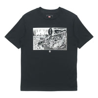 Li-Ning BADFIVE Sports Round Neck Tee 'Black White' AHSQ701-1