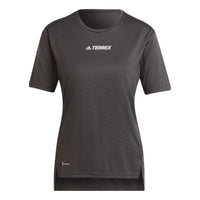 (WMNS) adidas Terrex Multi T-Shirt Asia Sizing 'Black' H53386